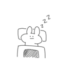 すごく可愛いうさぎさん（個別スタンプ：5）