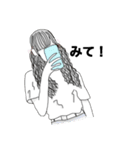 Selfish lovely Girls（個別スタンプ：7）