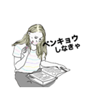 Selfish lovely Girls（個別スタンプ：8）