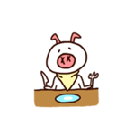 white piggy（個別スタンプ：35）