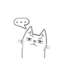 Exaggerated to cat（個別スタンプ：24）