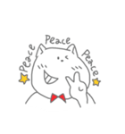 蝶ネクタイのねこ（個別スタンプ：5）