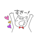 蝶ネクタイのねこ（個別スタンプ：6）