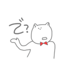蝶ネクタイのねこ（個別スタンプ：18）