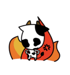 Niu-Niu: moo, let's have a cow.（個別スタンプ：3）