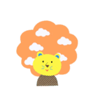 絵本『うわのそらいおん』（個別スタンプ：18）
