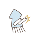 イカたち（個別スタンプ：3）