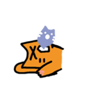Orange meow（個別スタンプ：7）