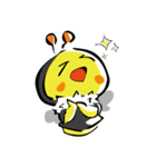 律儀なハチ。はっちゃんのスタンプ（個別スタンプ：4）