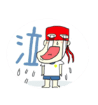 ナゾの覆面ヒーロー（個別スタンプ：10）