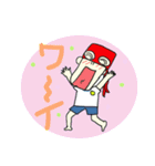 ナゾの覆面ヒーロー（個別スタンプ：32）