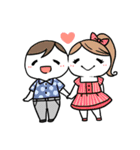人と犬とうさぎ～日常～（個別スタンプ：5）