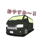 ワゴン車キャンピングカー 商用車スタンプ（個別スタンプ：13）