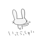 つり目うさぎのしろたさん3（個別スタンプ：15）