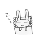 つり目うさぎのしろたさん3（個別スタンプ：22）