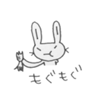 つり目うさぎのしろたさん3（個別スタンプ：23）