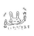 つり目うさぎのしろたさん3（個別スタンプ：28）