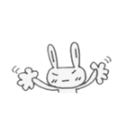 つり目うさぎのしろたさん3（個別スタンプ：33）