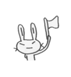 つり目うさぎのしろたさん3（個別スタンプ：36）