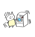 会社で使いやすい癒しスタンプ〜82ウサギ〜（個別スタンプ：34）