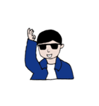 a boy wearing sunglasses（個別スタンプ：6）