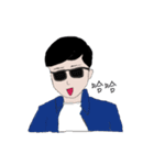 a boy wearing sunglasses（個別スタンプ：8）