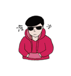 a boy wearing sunglasses（個別スタンプ：17）
