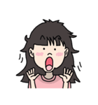 前髪パツ子 バージョン2（個別スタンプ：16）