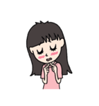 前髪パツ子 バージョン2（個別スタンプ：23）
