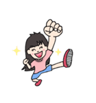 前髪パツ子 バージョン2（個別スタンプ：28）