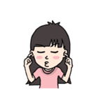 前髪パツ子 バージョン2（個別スタンプ：31）