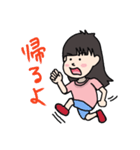 前髪パツ子 バージョン2（個別スタンプ：33）