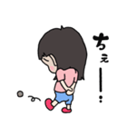 前髪パツ子 バージョン2（個別スタンプ：35）