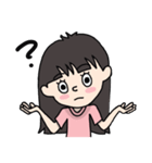 前髪パツ子 バージョン2（個別スタンプ：36）