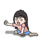 前髪パツ子 バージョン2（個別スタンプ：40）