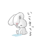 このうさぎはめんへら（個別スタンプ：2）