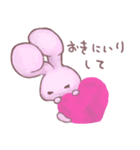 このうさぎはめんへら（個別スタンプ：7）