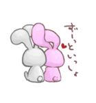 このうさぎはめんへら（個別スタンプ：9）