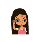 Olive Skin Girl（個別スタンプ：15）