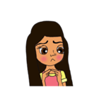 Olive Skin Girl（個別スタンプ：17）