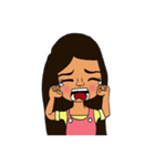 Olive Skin Girl（個別スタンプ：20）