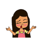 Olive Skin Girl（個別スタンプ：24）