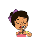 Olive Skin Girl（個別スタンプ：25）