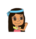 Olive Skin Girl（個別スタンプ：30）