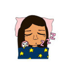 Olive Skin Girl（個別スタンプ：39）