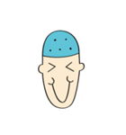 The Blue Bald boy（個別スタンプ：6）