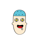 The Blue Bald boy（個別スタンプ：7）