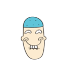 The Blue Bald boy（個別スタンプ：8）
