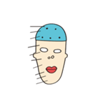The Blue Bald boy（個別スタンプ：9）