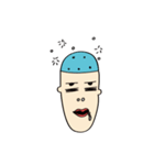 The Blue Bald boy（個別スタンプ：12）
